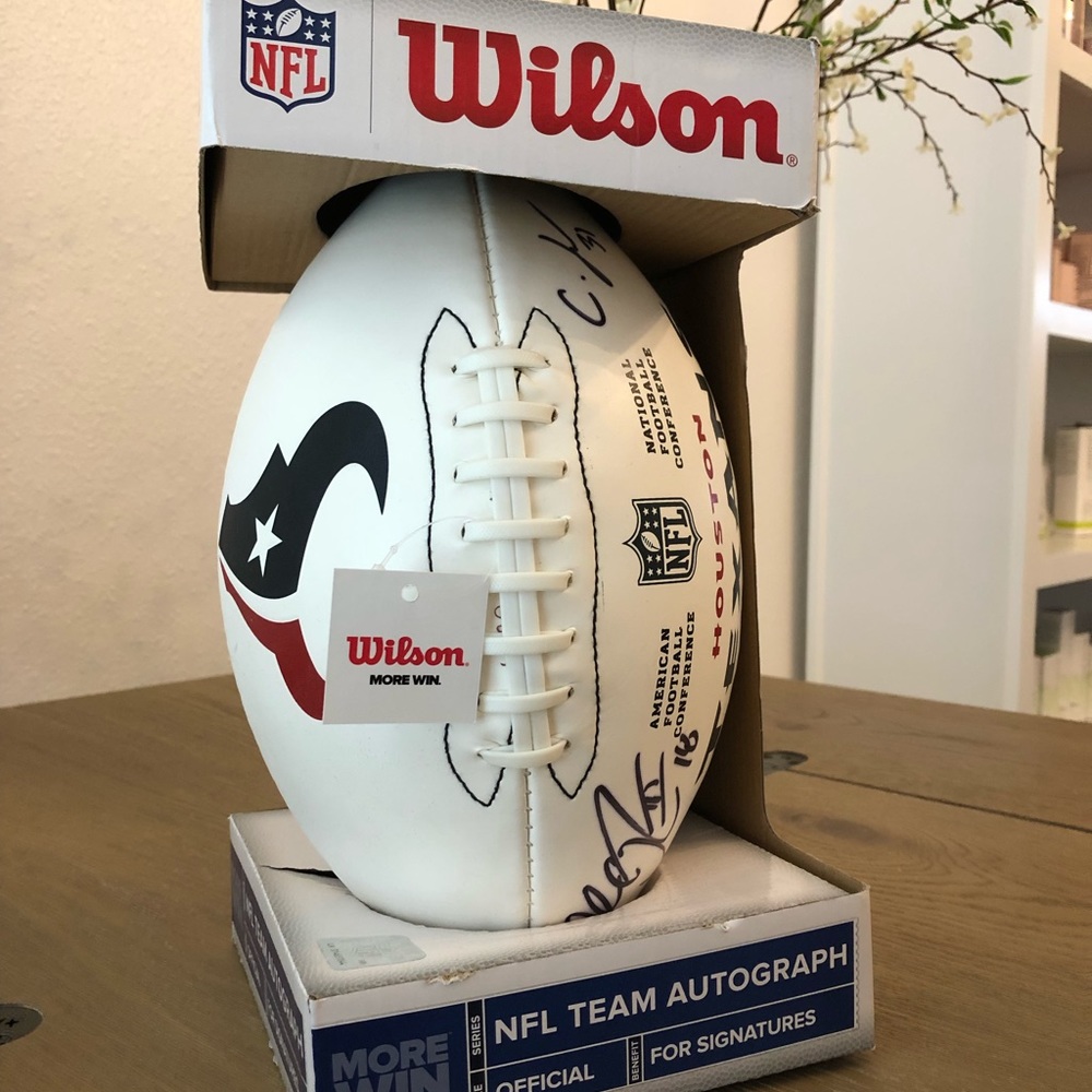 Houston Texans Signature Football